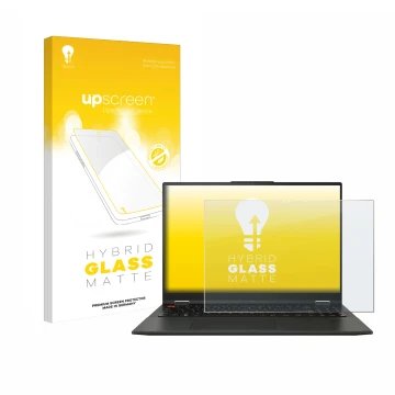 Front side of a product packaging with the brand logo upscreen. Next to it is the device ASUS Vivobook S 16 Flip OLED TP3604 s