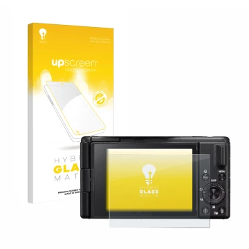 Front side of a product packaging with the brand logo upscreen. Next to it is the device Sony ZV-1M2 shown with the correspond