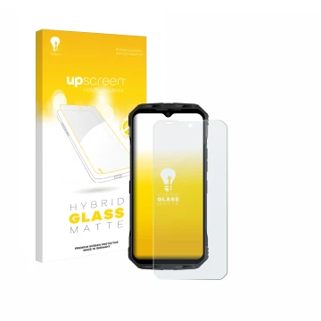 Front side of a product packaging with the brand logo upscreen. Next to it is the device Doogee V30T shown with the correspond