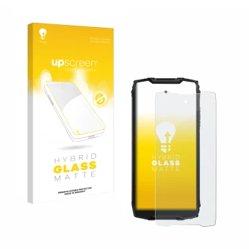 Front side of a product packaging with the brand logo upscreen. Next to it is the device Blackview BV9300 shown with the corre