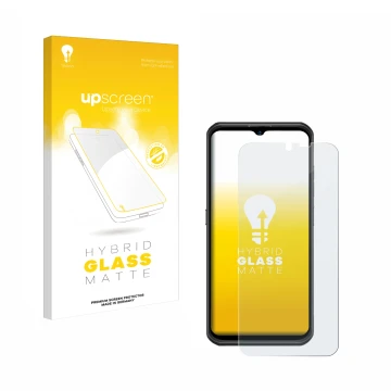 Front side of a product packaging with the brand logo upscreen. Next to it is the device Ulefone Armor 17 Pro shown with the c