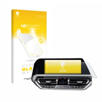 Front side of a product packaging with the brand logo upscreen. Next to it is the device BMW 3 G20 2020 shown with the corresp