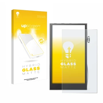 Front side of a product packaging with the brand logo upscreen. Next to it is the device Astell&Kern A&futura SE300 shown with