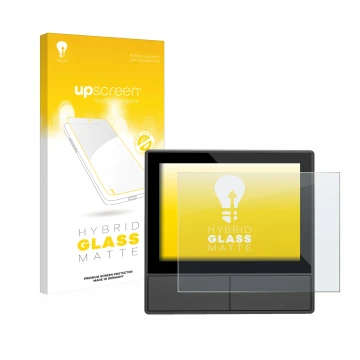 Front side of a product packaging with the brand logo upscreen. Next to it is the device SONOFF NSPanel Smart Scene Wall Switc