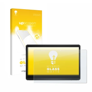 Front side of a product packaging with the brand logo upscreen. Next to it is the device ASUS ExpertCenter E1 AIO E1600 shown 