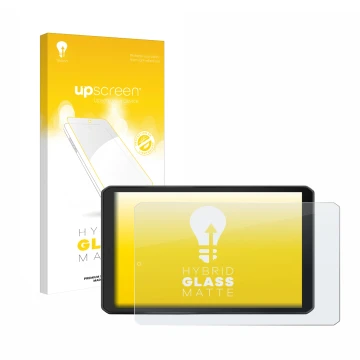 Front side of a product packaging with the brand logo upscreen. Next to it is the device Garmin Camper 895 shown with the corr