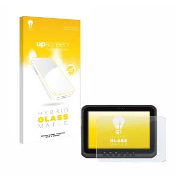 Front side of a product packaging with the brand logo upscreen. Next to it is the device Zebra ET65 shown with the correspondi
