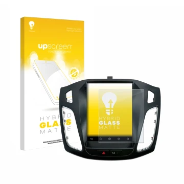 Front side of a product packaging with the brand logo upscreen. Next to it is the device Isudar Ford/Focus MK3 2012–2019 shown