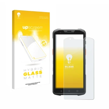 Front side of a product packaging with the brand logo upscreen. Next to it is the device Sunmi L2s shown with the correspondin