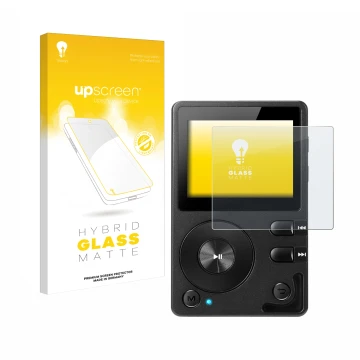 Front side of a product packaging with the brand logo upscreen. Next to it is the device Hifi Walker H2 shown with the corresp
