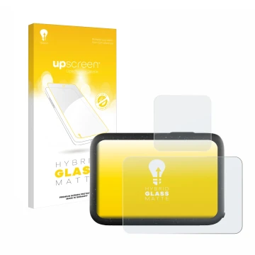 Front side of a product packaging with the brand logo upscreen. Next to it is the device GoPro Hero 12 Black shown with the co