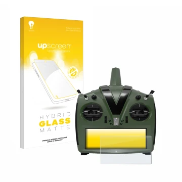 Front side of a product packaging with the brand logo upscreen. Next to it is the device VBar Control Evo shown with the corre