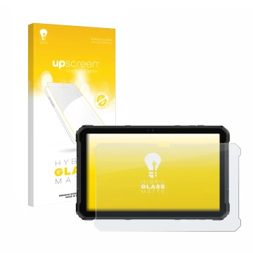 Front side of a product packaging with the brand logo upscreen. Next to it is the device Ulefone Armor Pad 2 shown with the co