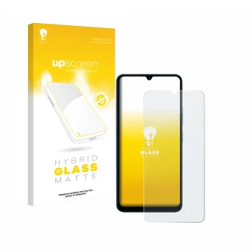 Front side of a product packaging with the brand logo upscreen. Next to it is the device Xiaomi Redmi 13C shown with the corre