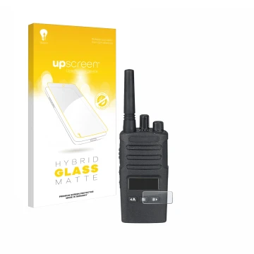 Front side of a product packaging with the brand logo upscreen. Next to it is the device Motorola XT460 shown with the corresp