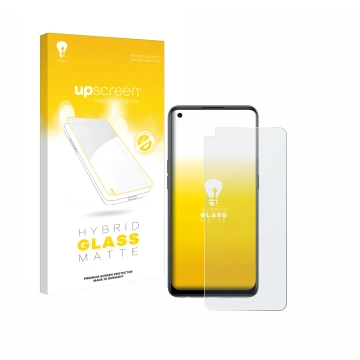 Front side of a product packaging with the brand logo upscreen. Next to it is the device Oppo Reno 8T shown with the correspon