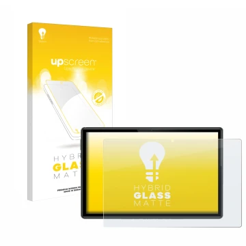 Front side of a product packaging with the brand logo upscreen. Next to it is the device Doogee U10 shown with the correspondi