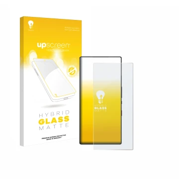 Front side of a product packaging with the brand logo upscreen. Next to it is the device ZTE Nubia Red Magic 9 Pro shown with 