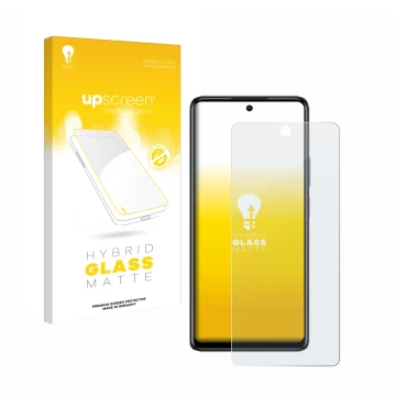 Front side of a product packaging with the brand logo upscreen. Next to it is the device Infinix Hot 40 Pro shown with the cor