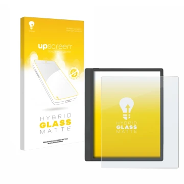 Front side of a product packaging with the brand logo upscreen. Next to it is the device Boox Tab Ultra C Pro shown with the c