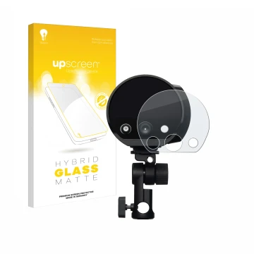 Front side of a product packaging with the brand logo upscreen. Next to it is the device Profoto B10X shown with the correspon