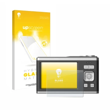 Front side of a product packaging with the brand logo upscreen. Next to it is the device Rollei Compactline 10X shown with the