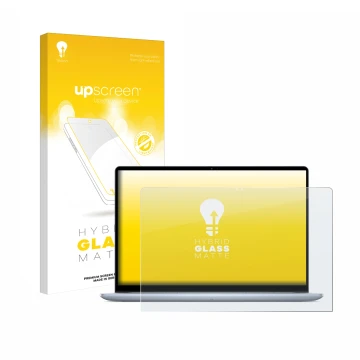 Front side of a product packaging with the brand logo upscreen. Next to it is the device Dell Inspiron 16 7640 2-in-1 shown wi