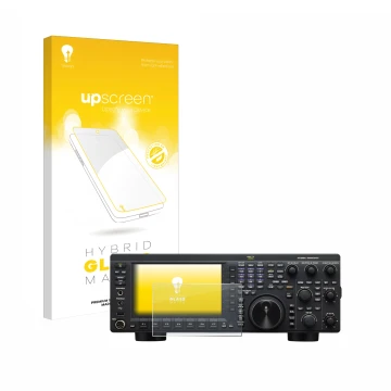 Front side of a product packaging with the brand logo upscreen. Next to it is the device Kenwood TS-890S shown with the corres