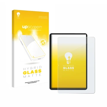 Front side of a product packaging with the brand logo upscreen. Next to it is the device Honor Pad 9 shown with the correspond