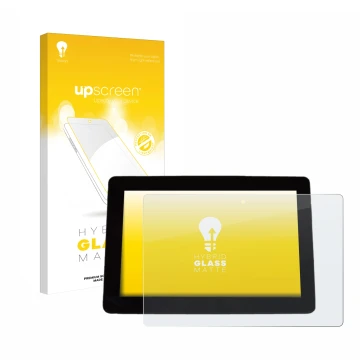 Front side of a product packaging with the brand logo upscreen. Next to it is the device Trimble XCN 1050 shown with the corre