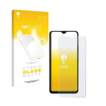 Front side of a product packaging with the brand logo upscreen. Next to it is the device Xiaomi Redmi A3 shown with the corres