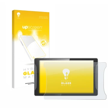 Front side of a product packaging with the brand logo upscreen. Next to it is the device Logicom Multimedia Stand Pro shown wi