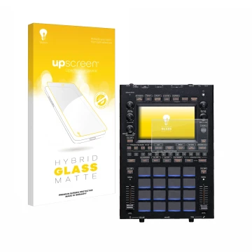 Front side of a product packaging with the brand logo upscreen. Next to it is the device KORG KAOSS Replay shown with the corr