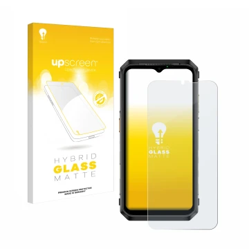 Front side of a product packaging with the brand logo upscreen. Next to it is the device Ulefone Power Armor 18 shown with the