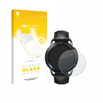 Front side of a product packaging with the brand logo upscreen. Next to it is the device Xiaomi Watch S3 shown with the corres