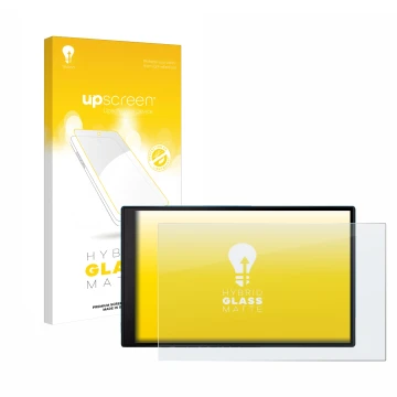 Front side of a product packaging with the brand logo upscreen. Next to it is the device Garmin DriveSmart 86 MT-S shown with 
