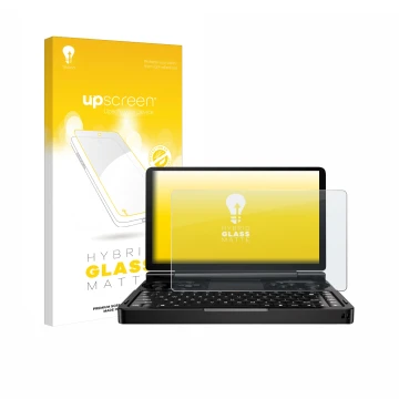 Front side of a product packaging with the brand logo upscreen. Next to it is the device GPD Win Mini (2024) shown with the co