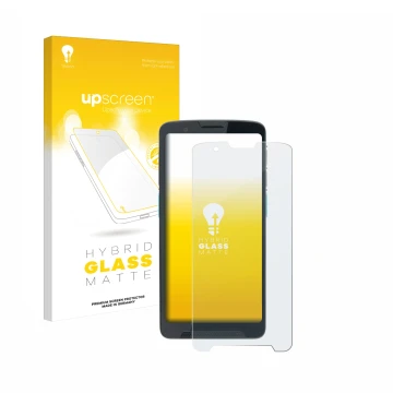 Front side of a product packaging with the brand logo upscreen. Next to it is the device Unitech EA660 shown with the correspo