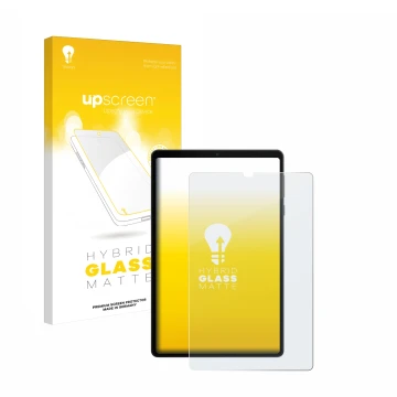 Front side of a product packaging with the brand logo upscreen. Next to it is the device Lenovo Legion Tab shown with the corr