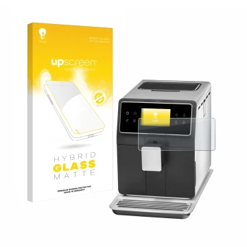 Front side of a product packaging with the brand logo upscreen. Next to it is the device WMF Perfection 840L shown with the co