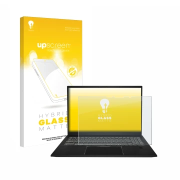 Front side of a product packaging with the brand logo upscreen. Next to it is the device MSI Summit E16 AI Studio shown with t