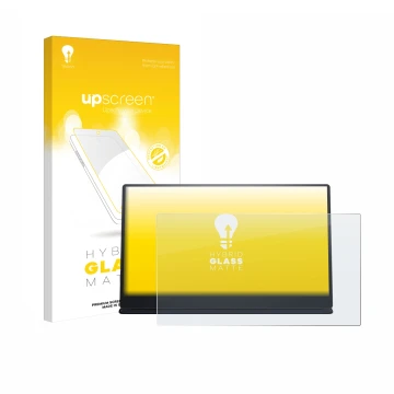 Front side of a product packaging with the brand logo upscreen. Next to it is the device Dell P1424H shown with the correspond