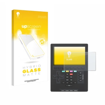 Front side of a product packaging with the brand logo upscreen. Next to it is the device Polyend Tracker Mini shown with the c