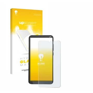 Front side of a product packaging with the brand logo upscreen. Next to it is the device Brondi Amico XL shown with the corres