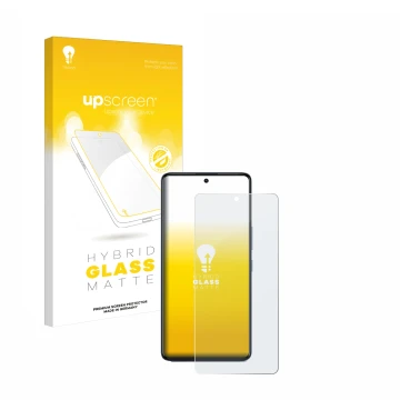 Front side of a product packaging with the brand logo upscreen. Next to it is the device Infinix GT 20 Pro shown with the corr