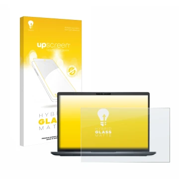 Front side of a product packaging with the brand logo upscreen. Next to it is the device Dell Latitude 7450 Laptop shown with 