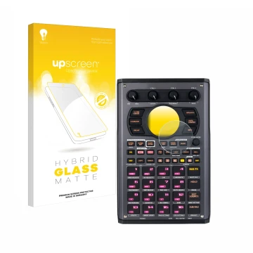 Front side of a product packaging with the brand logo upscreen. Next to it is the device Roland SP-404MKII shown with the corr