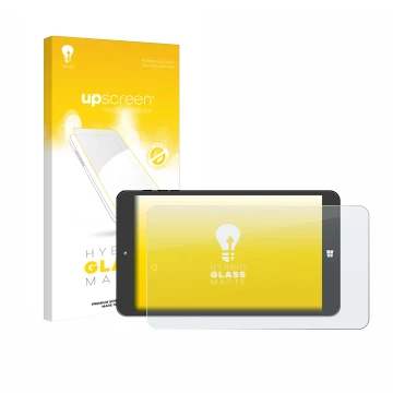 Front side of a product packaging with the brand logo upscreen. Next to it is the device SZTPS Tablet 8