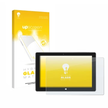 Front side of a product packaging with the brand logo upscreen. Next to it is the device SZTPS Tablet 10.1