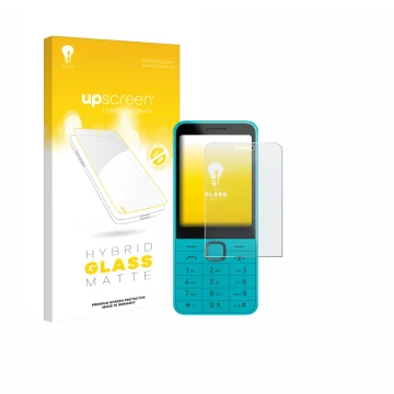 Front side of a product packaging with the brand logo upscreen. Next to it is the device Nokia 235 4G (2024) shown with the co
